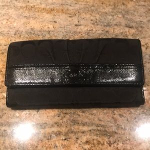 Authentic Coach Fabric Wallet